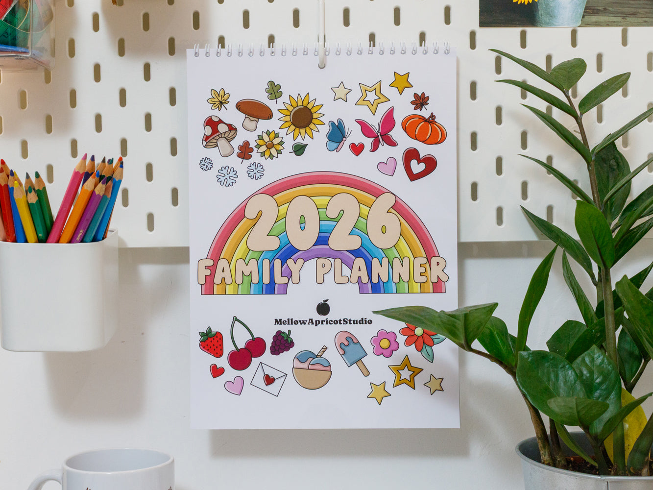 2026 Colourful Family Planner | A4 & A3
