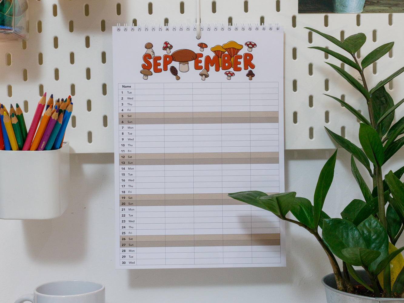 2026 Colourful Family Planner | A4 & A3