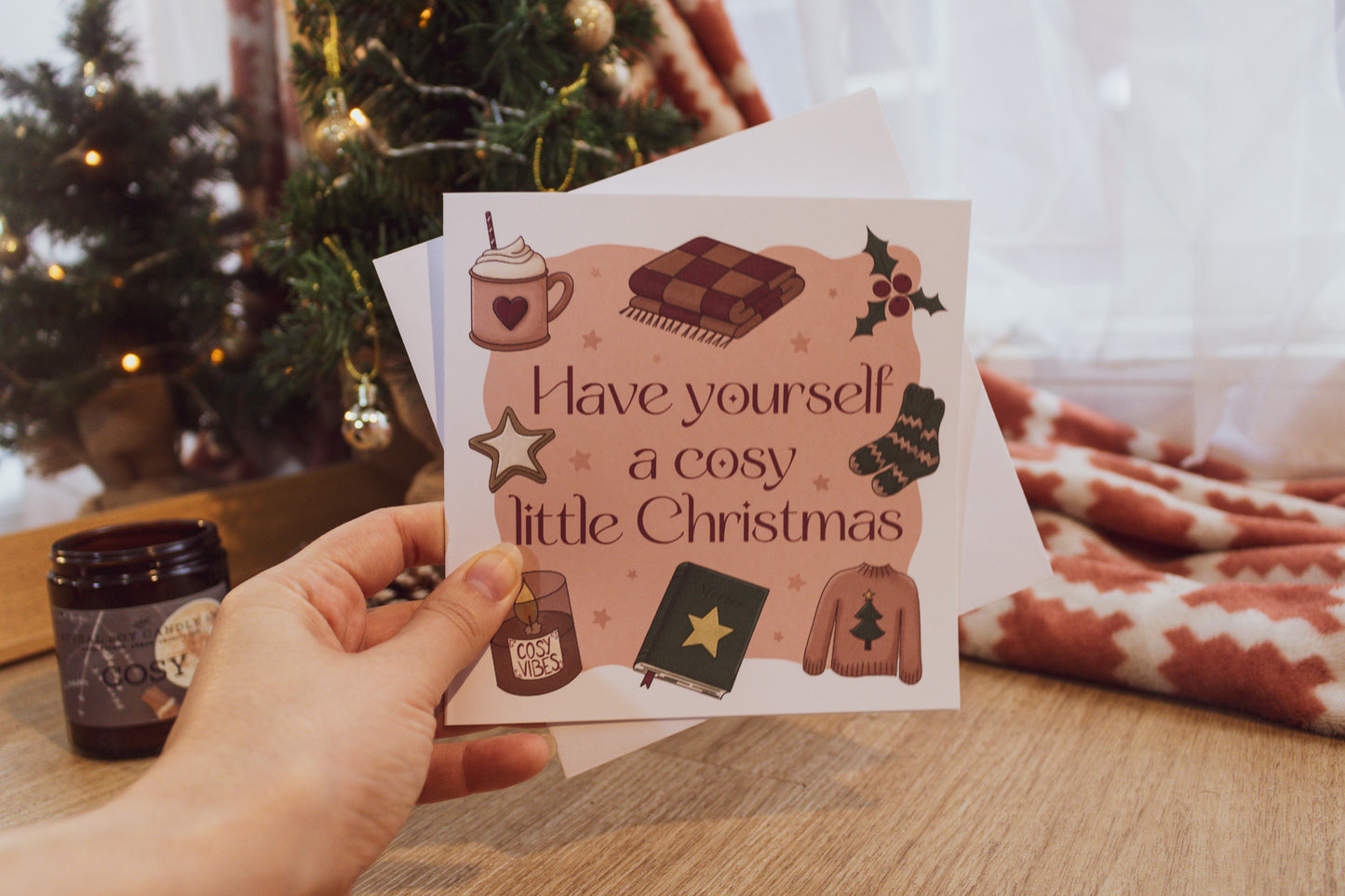 Greeting Card: Have yourself a cosy little Christmas