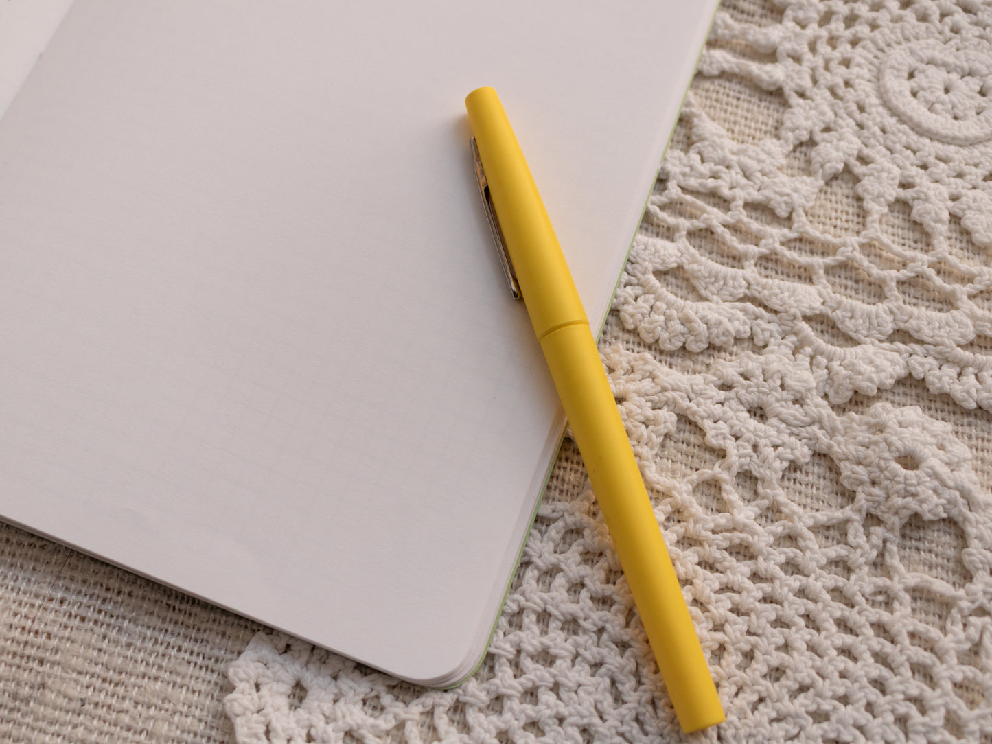A5 Handmade Notebook with Spring Foraging Design - Blank Inner Pages