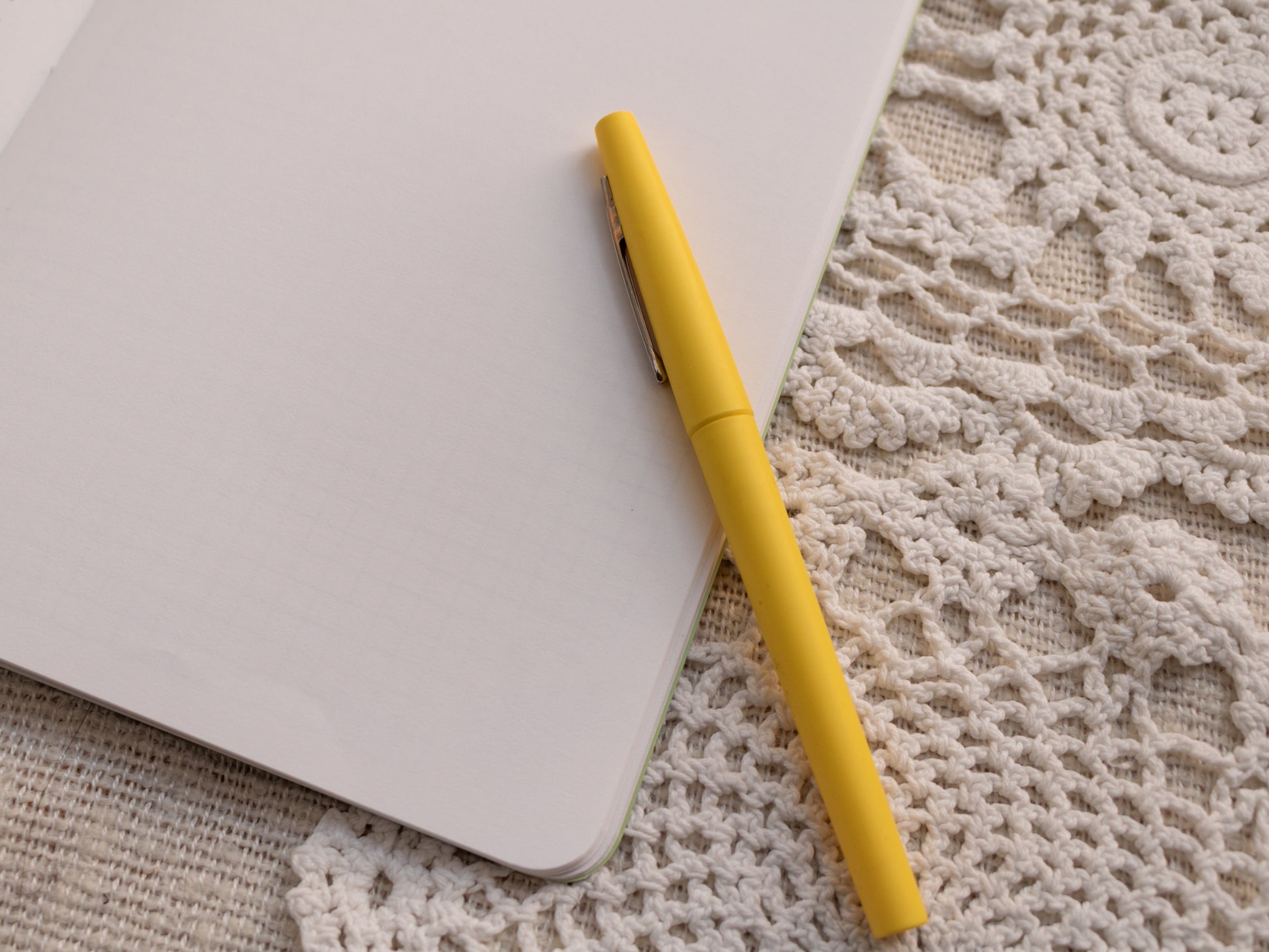A5 Handmade Notebook with Spring Foraging Design - Blank Inner Pages