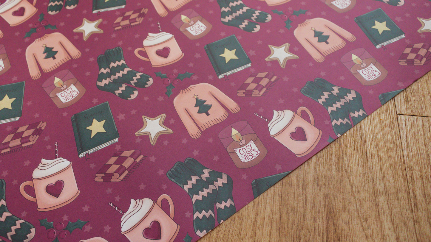 Wrapping Paper: Cosy Winter Design