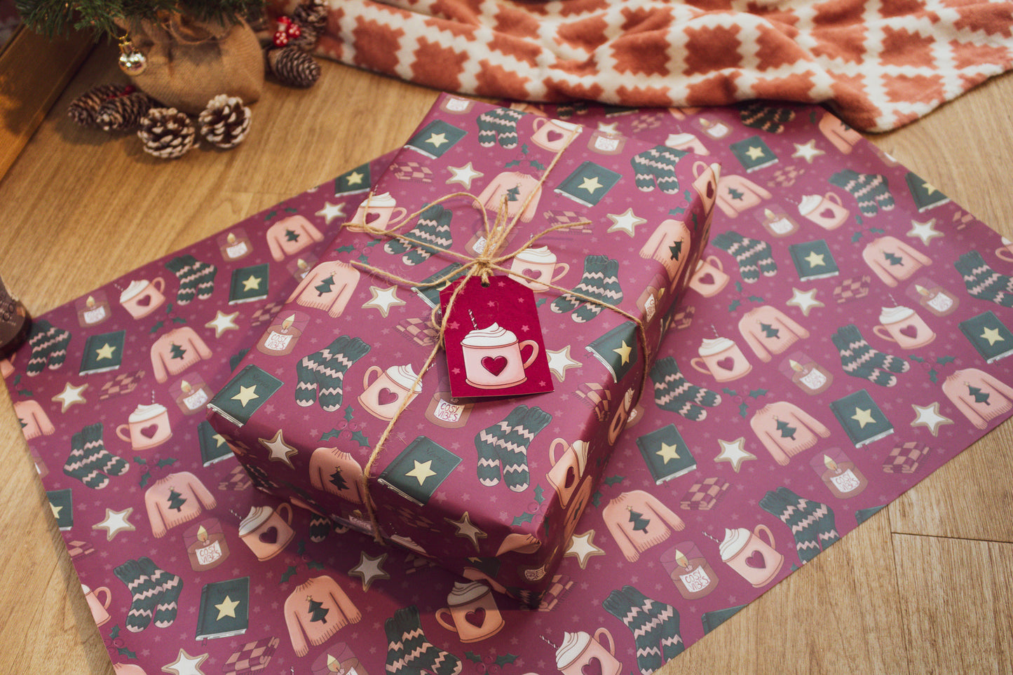 Wrapping Paper: Cosy Winter Design