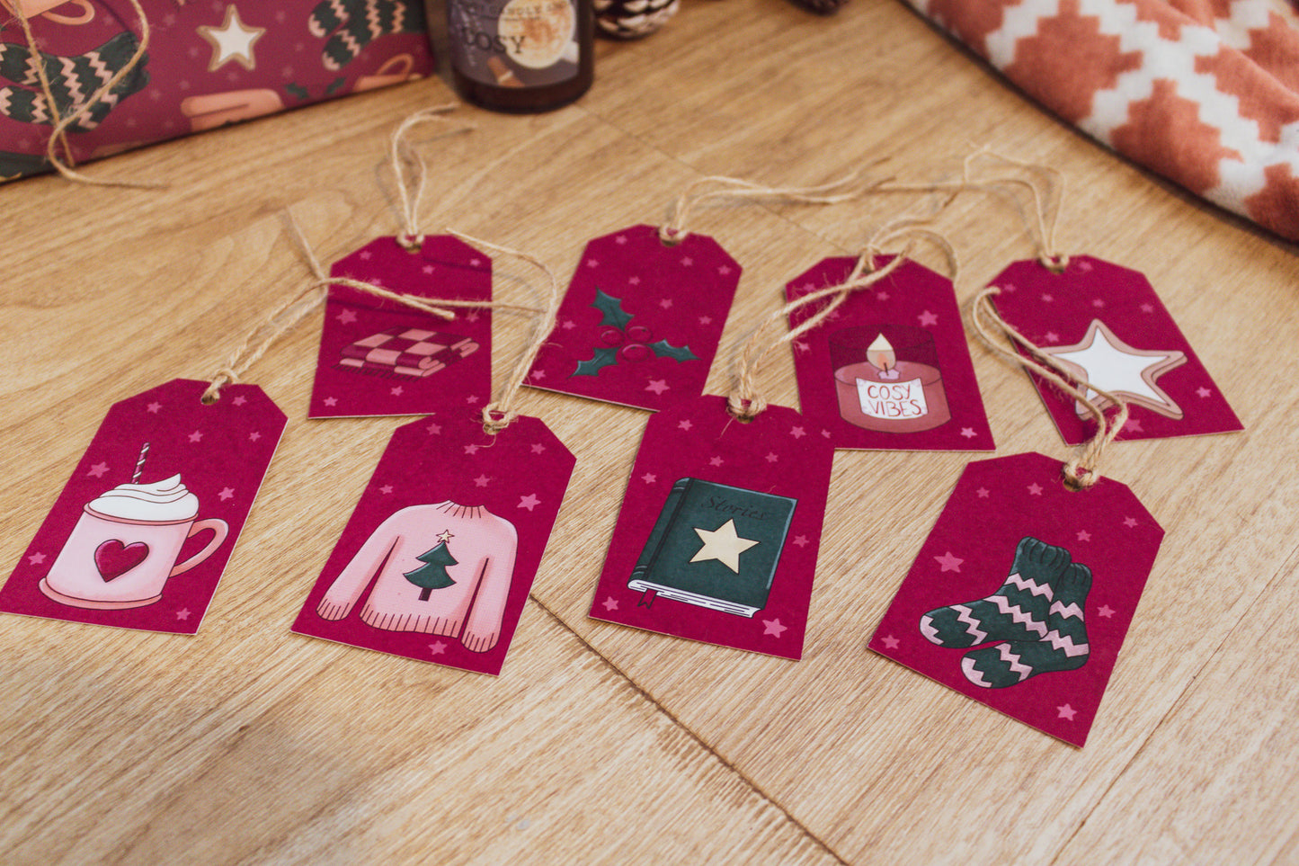 Gift Tags: Cosy Winter - Pack of 8