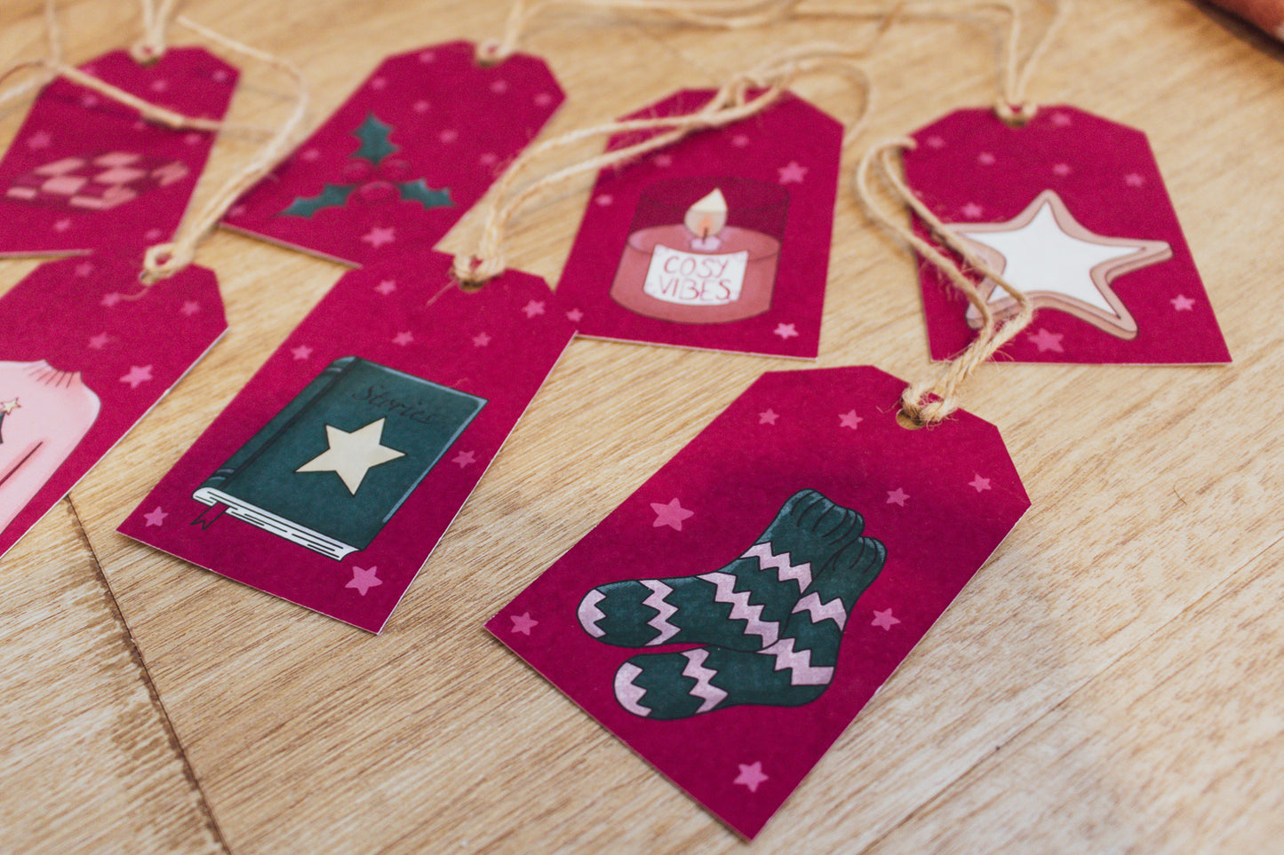 Gift Tags: Cosy Winter - Pack of 8