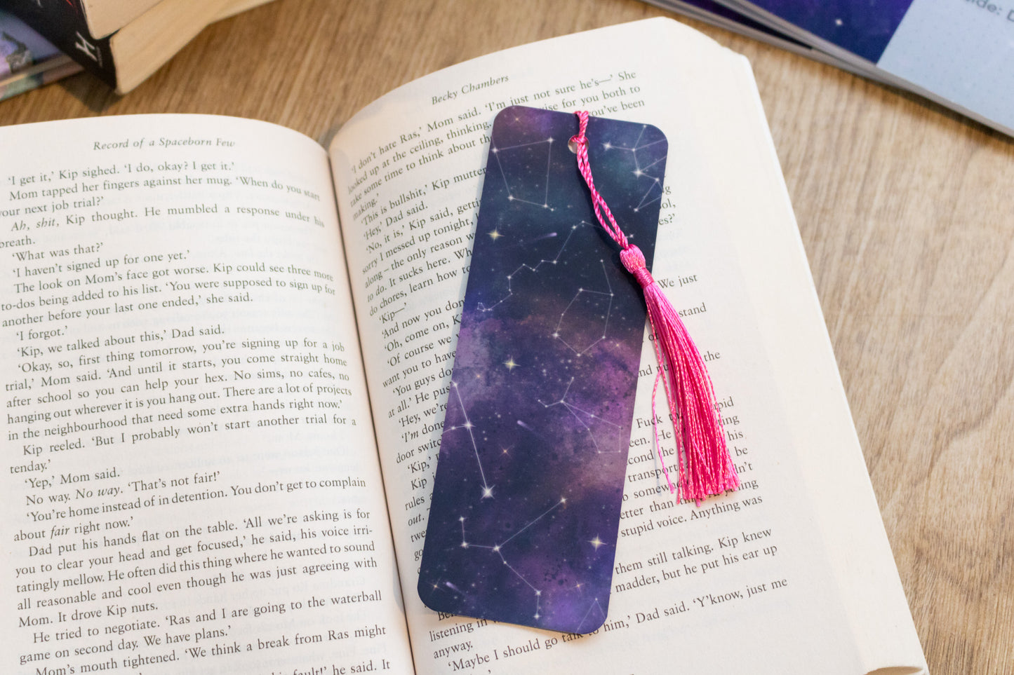 Cosmic Bookmark with Tassel