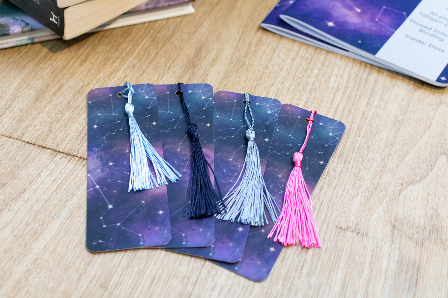 Cosmic Bookmark with Tassel