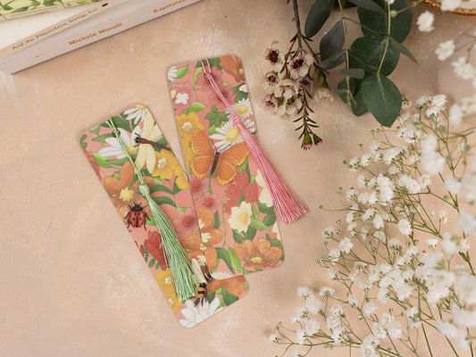 Spring Meadow Bookmark with Tassel