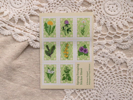 Sticker Sheet - Spring Foraging