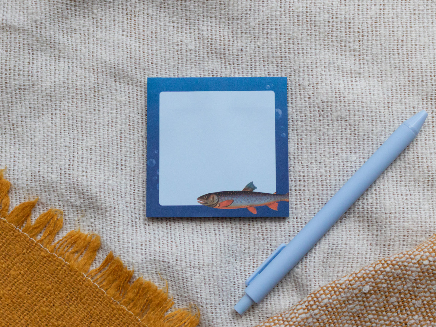 Vintage Fish Sticky Notes with pen
