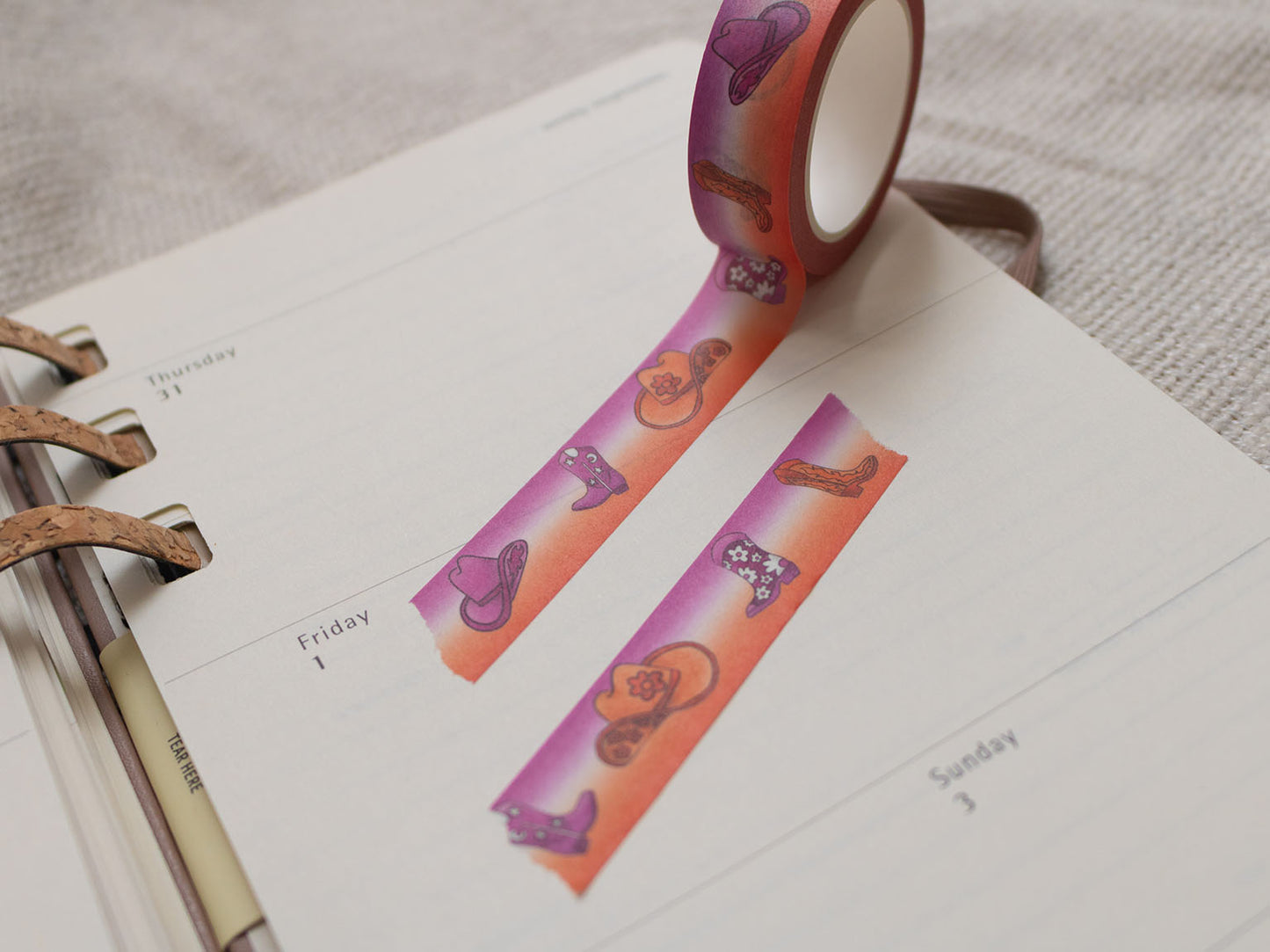 Washi Tape: Howdy