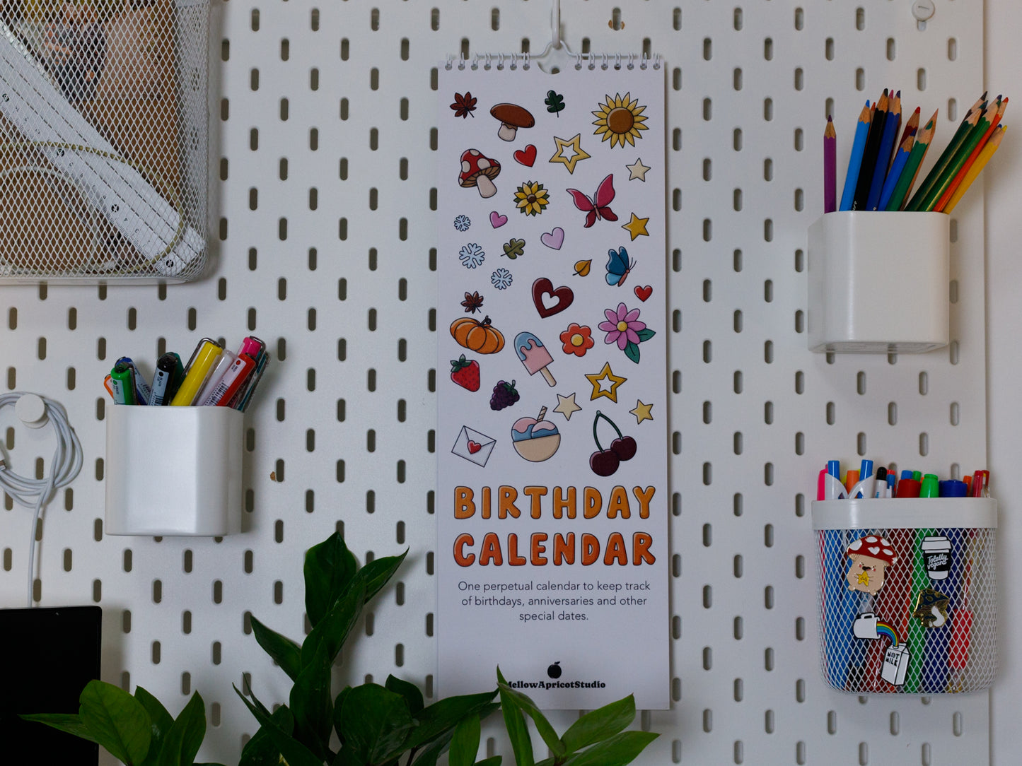 Colourful Perpetual Birthday & Anniversary Planner - Cover