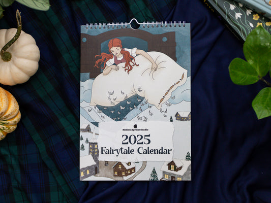 2025 Fairytale Wall Calendar - cover page