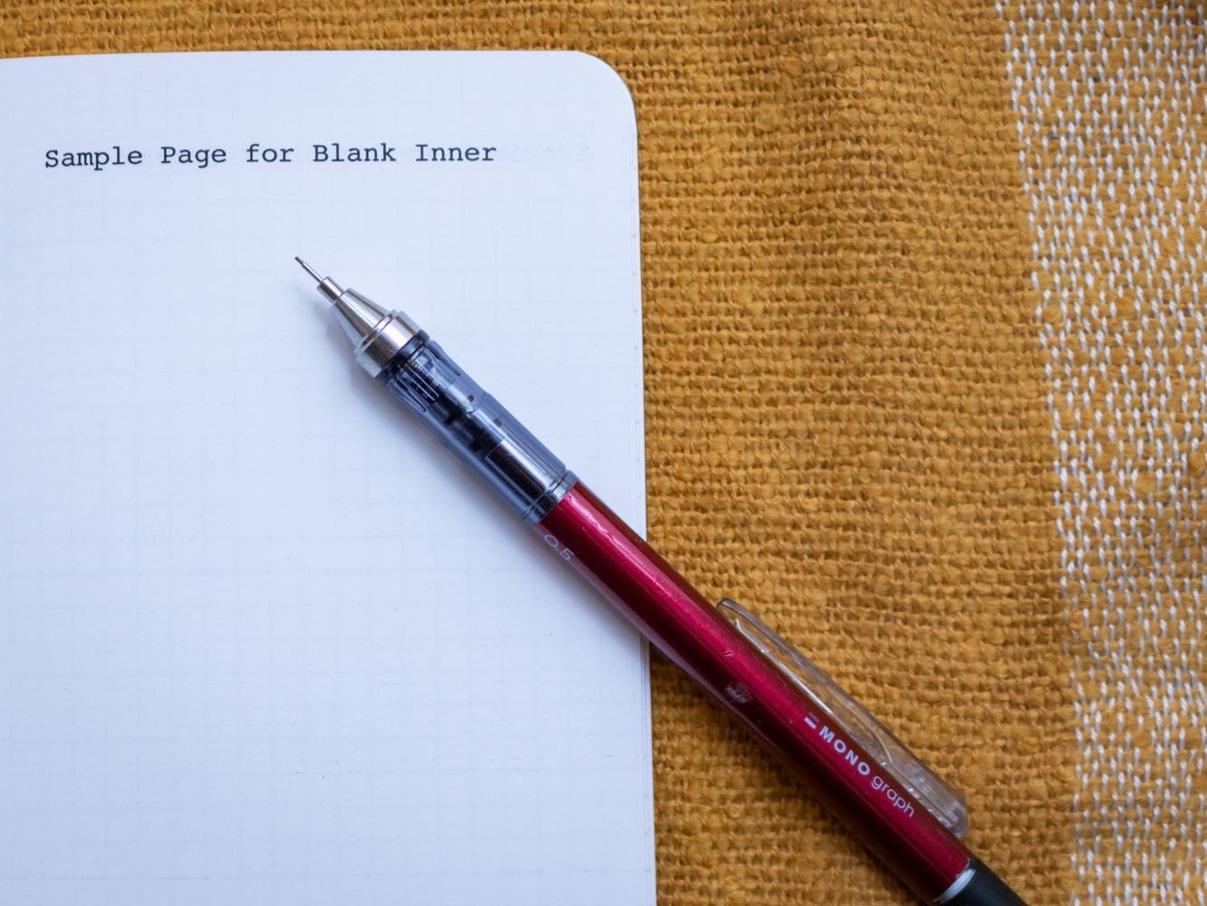 A6 Handmade Notebook with Robin Design