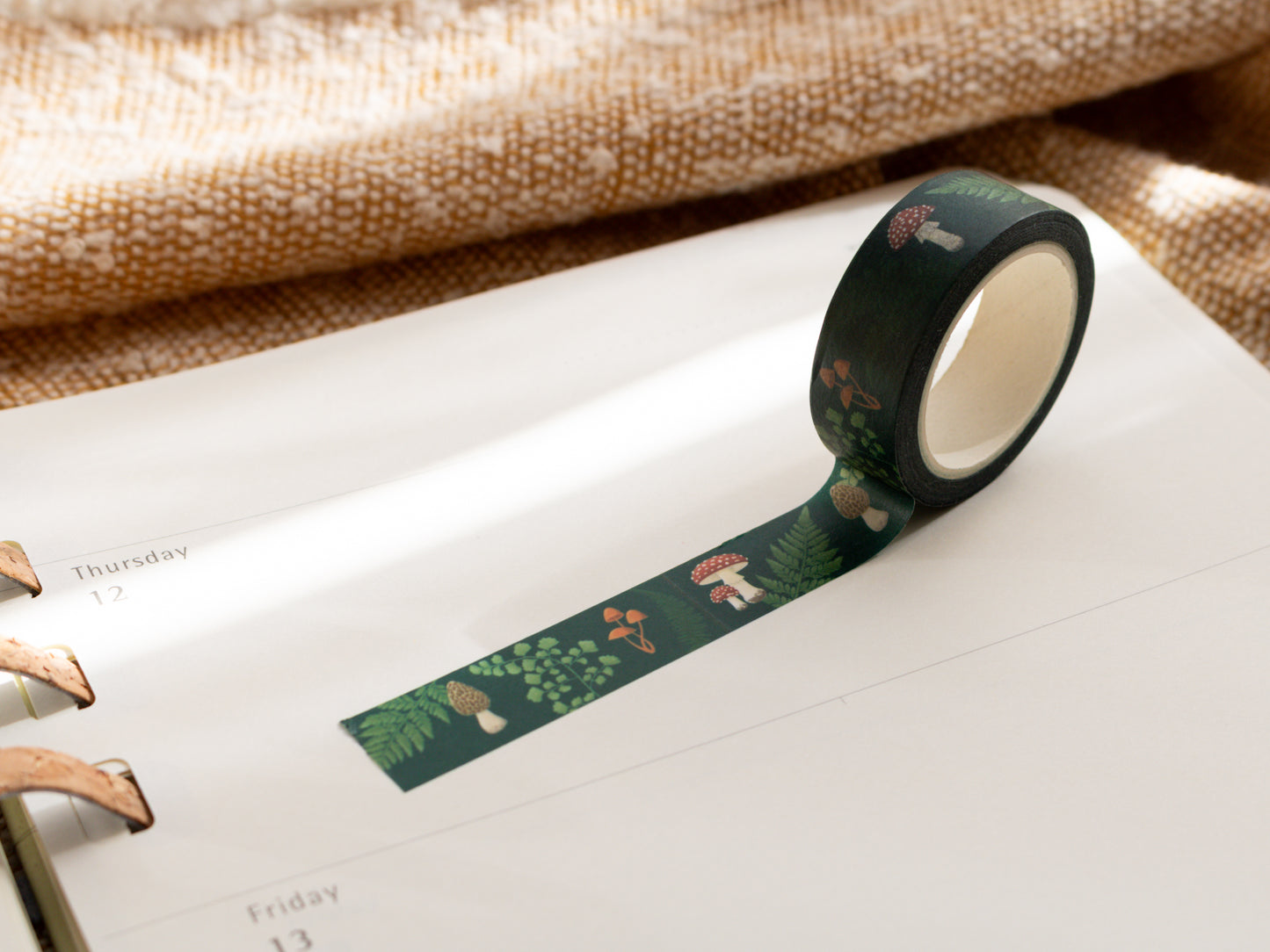 Mushroom and Fern Washi Tape