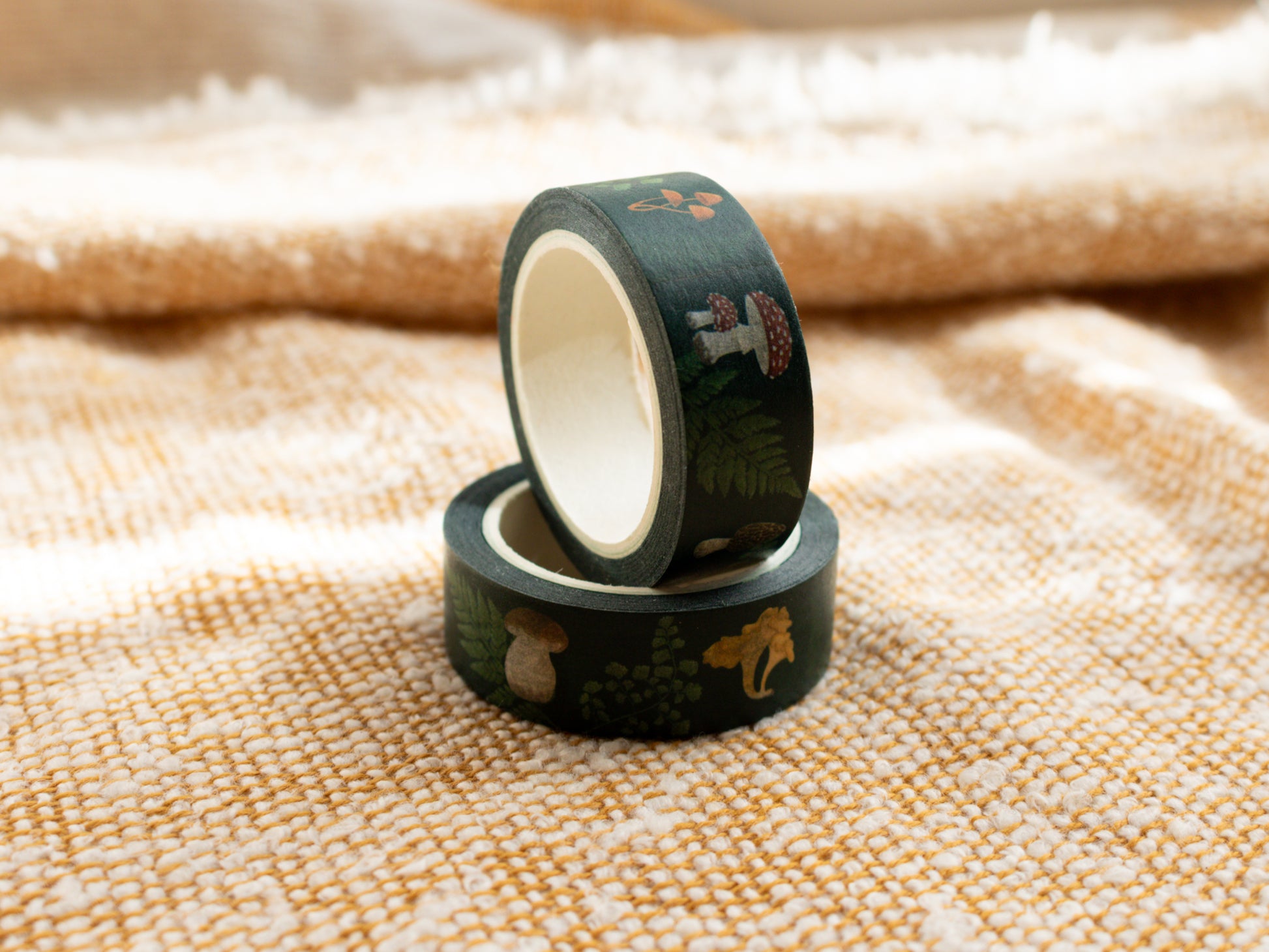 Mushroom and Fern Washi Tape - rolls